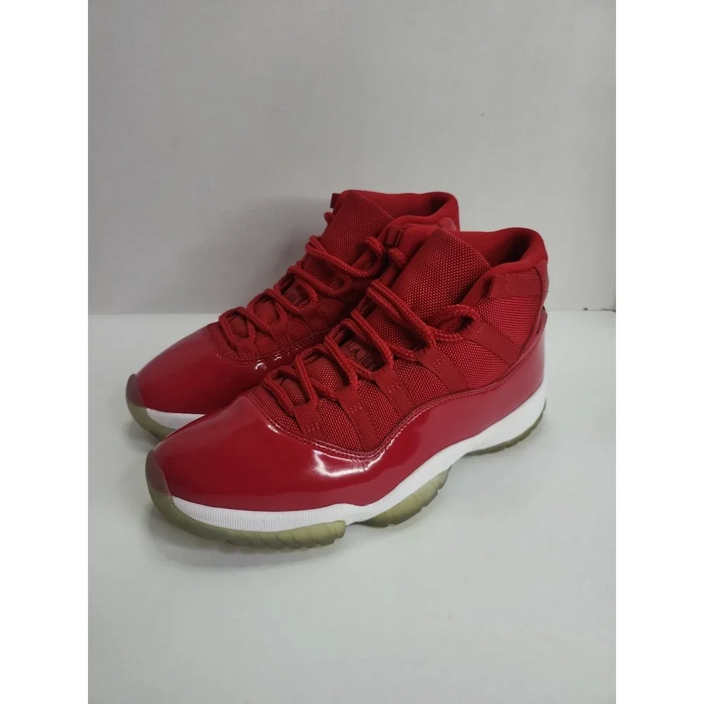 Nike Air Jordan 11 Retro Win Like '96 2017 Size (9) 378037-623 Red Black White
